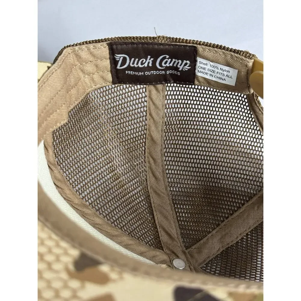 Duck Camp Patch Trucker Hat Camo